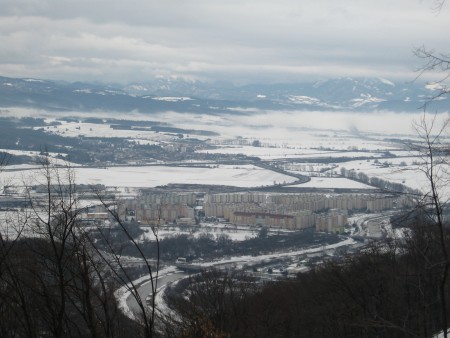 5. časť etapovky v pohorí Javorie a  Pustom hrade - 20.2.2010, zborová akcia