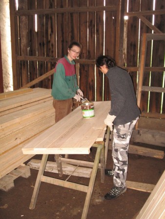 natieranie podsád - 8. a 15.5.2010, roverská akcia